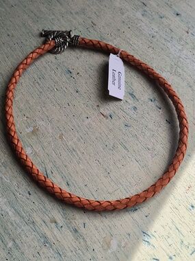 American West Leather Necklace